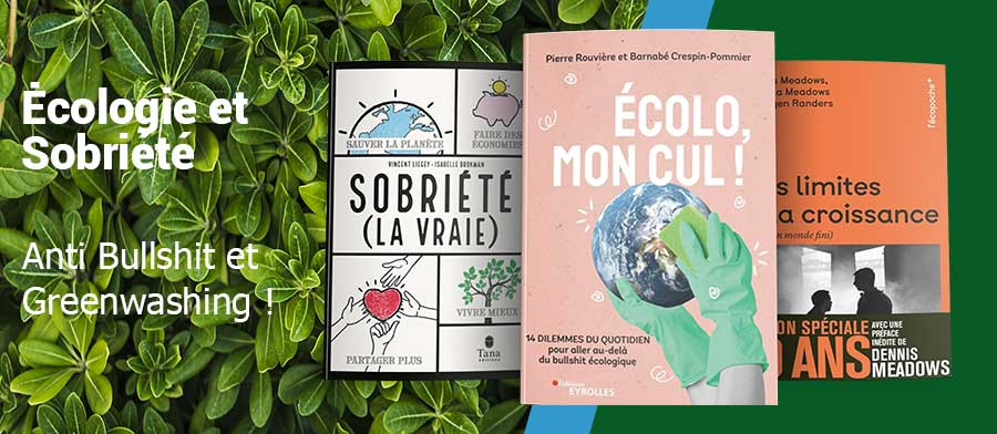 Livres - Ecologie - Sobriété - Rapport Meadows - Pierre Rouvrière - Barnabé Crespin-Pommier