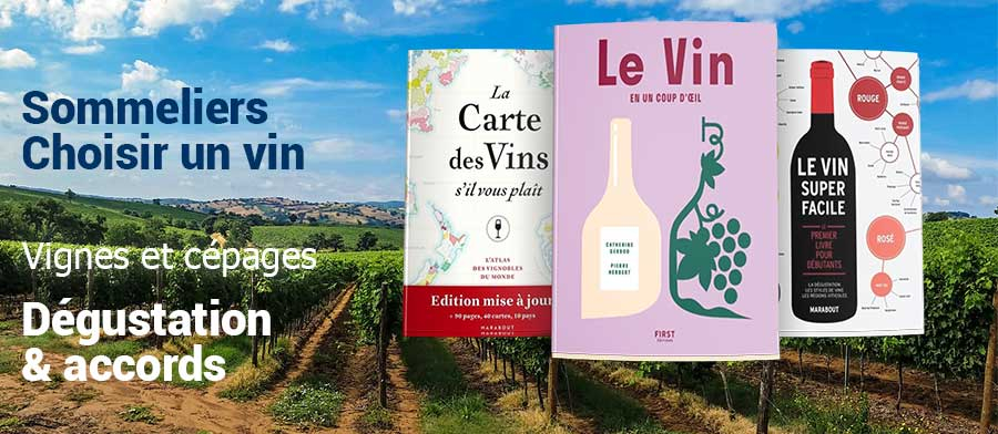 Livres sur le vin - sommelier - accords mets et vins