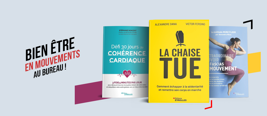 Livres Le sport en chaise au bureau