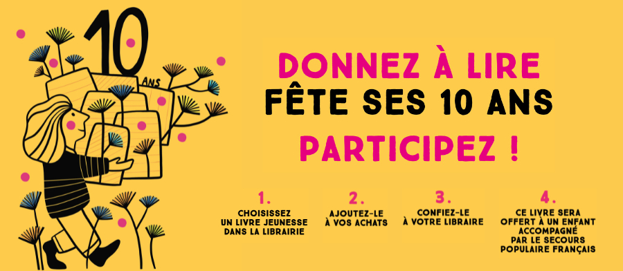 Donnez à lire - Initiative du Secours populaire Français