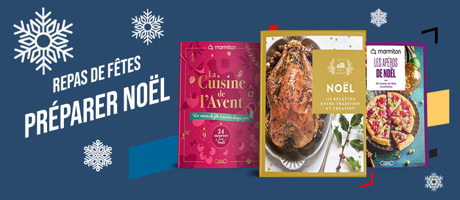 Livres repas de fêtes cuisine et gastronomie