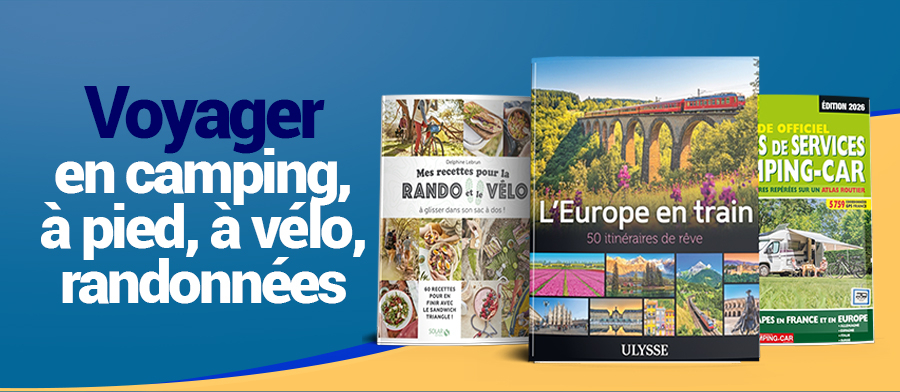 Guides de tourisme velo, randonnées, camping car