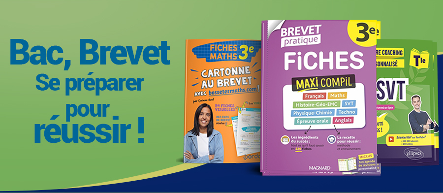 Livres préparer le Bac et le Brevet
