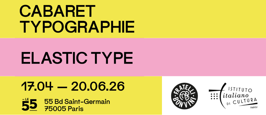 ELASTIC TYPE - Exposition Librairie Eyrolles