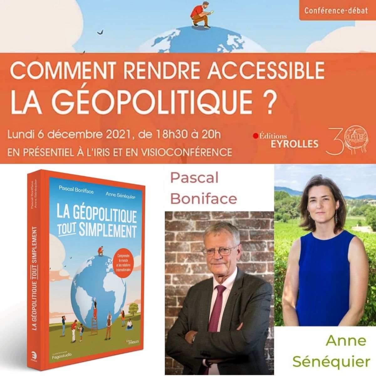 Conférence Pascal Boniface & Anne Sénéquier