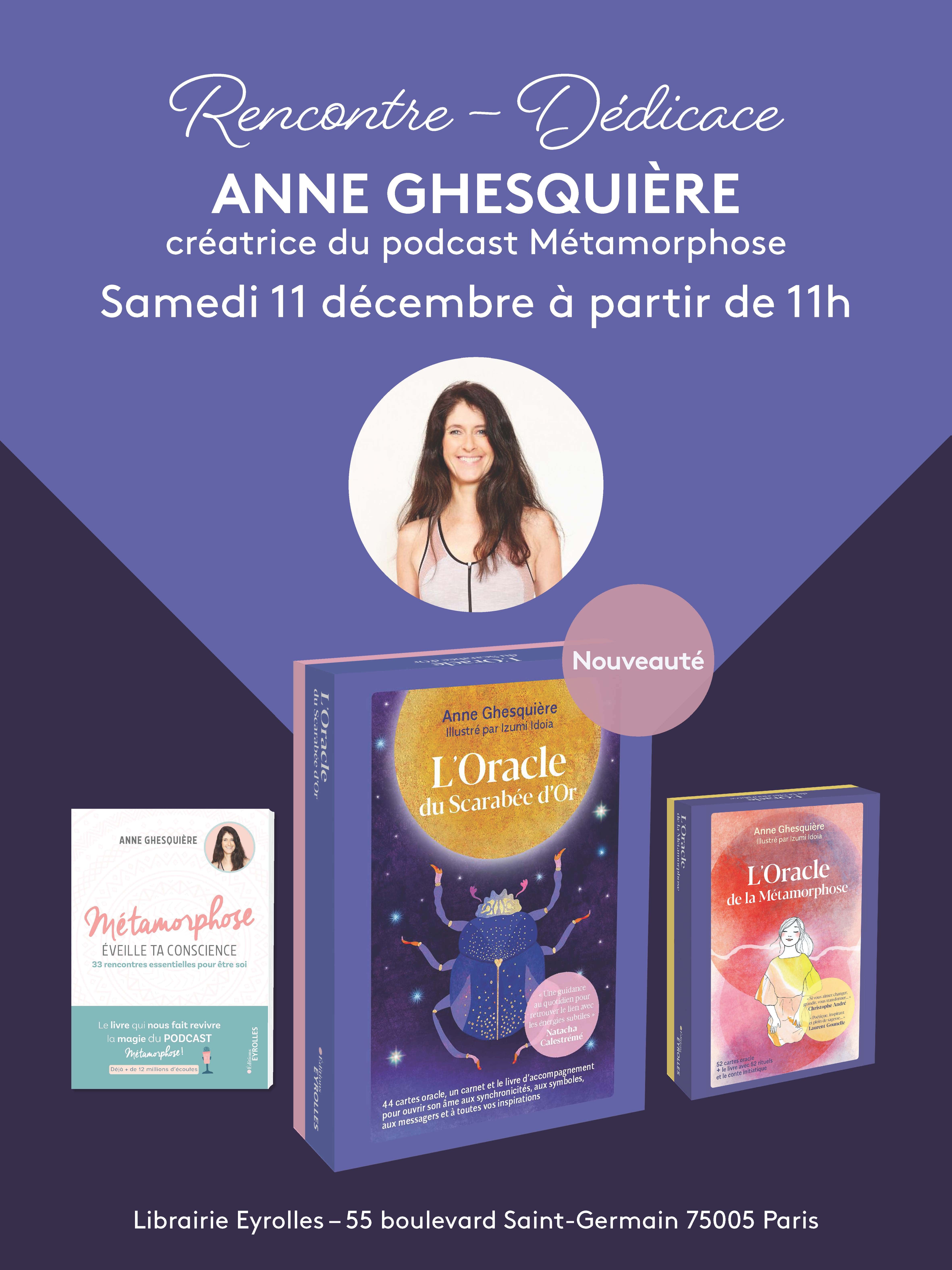 L'oracle de la métamorphose - Anne Ghesquière - Librairie Eyrolles