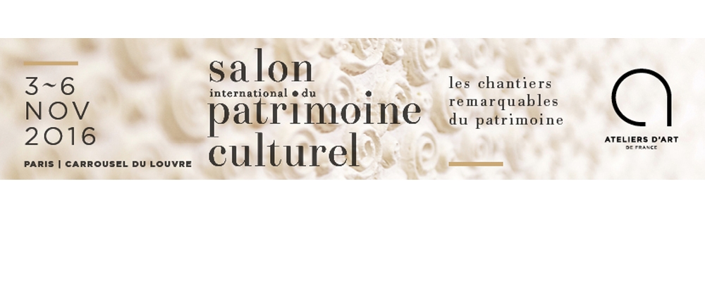 RDV au Salon International du Patrimoine Culturel